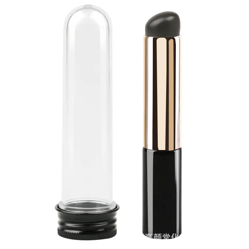 White Silicone Lip Brush with Lid Fingers for Concealing - Image 3