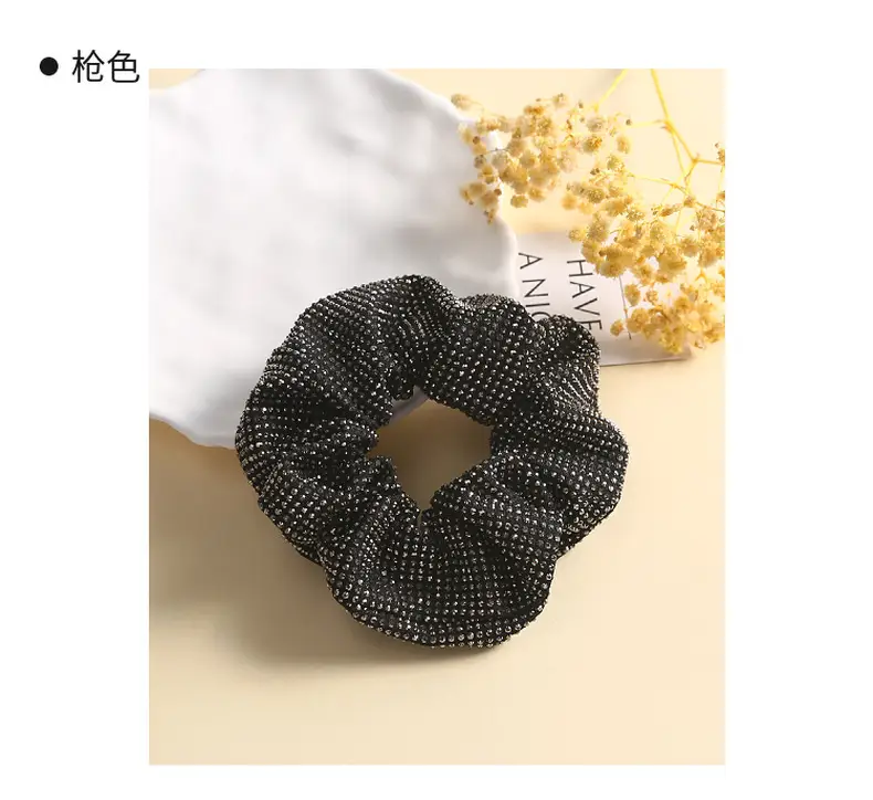 Full Diamond Hair Tie with High Elasticity Band — feature 16