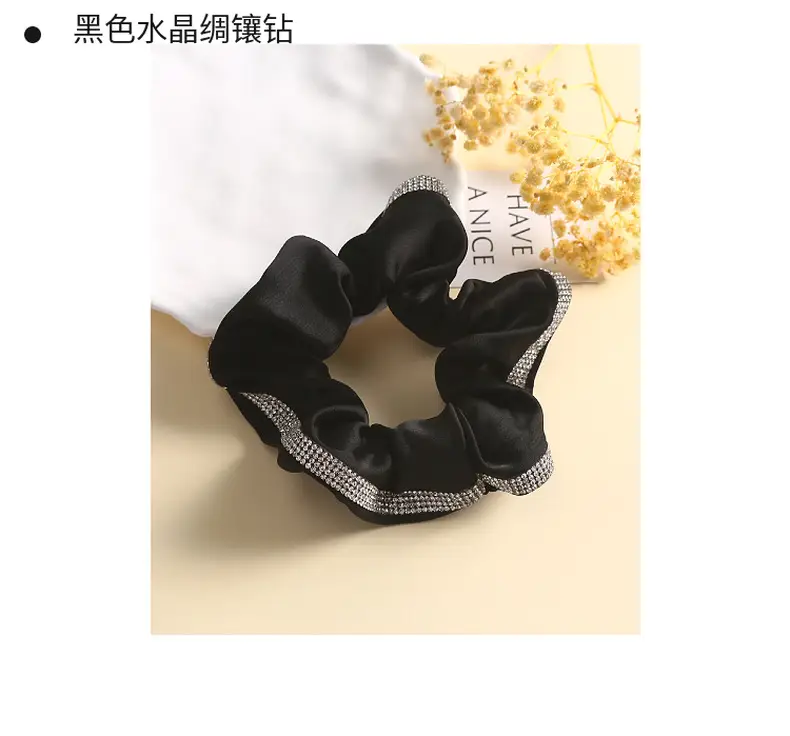 Full Diamond Hair Tie with High Elasticity Band — feature 20