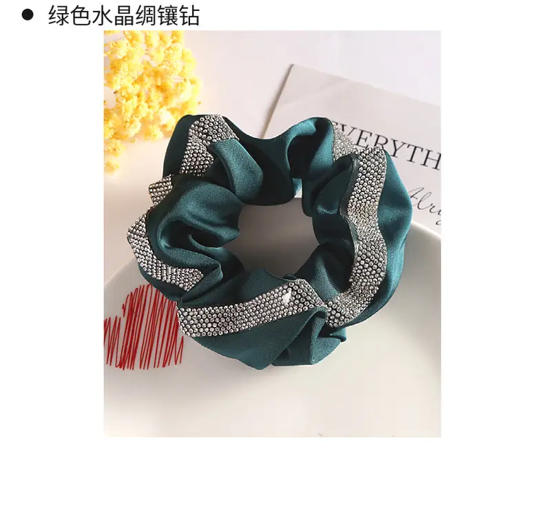 Full Diamond Hair Tie with High Elasticity Band — feature 21