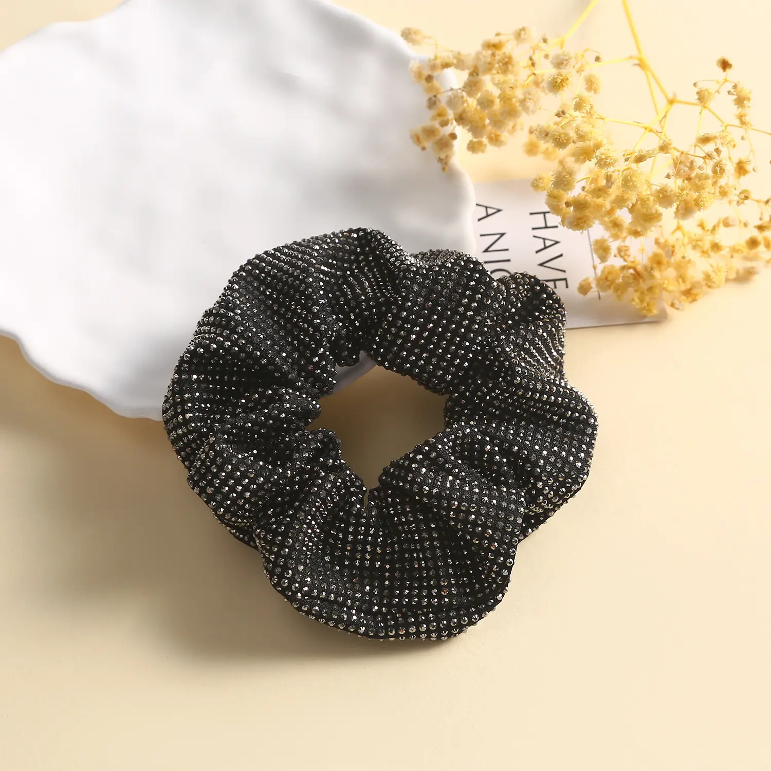 Full Diamond Hair Tie with High Elasticity Band