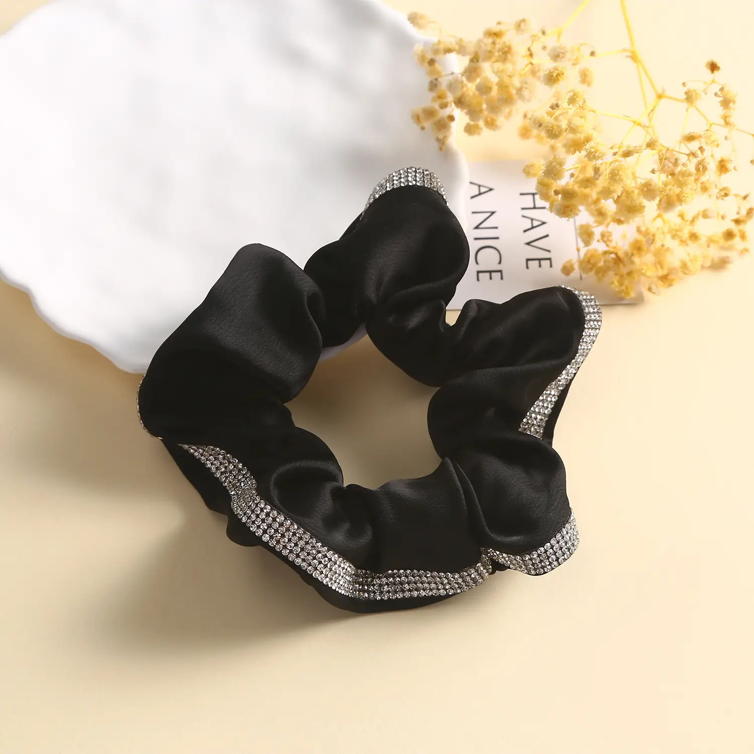 Full Diamond Hair Tie with High Elasticity Band