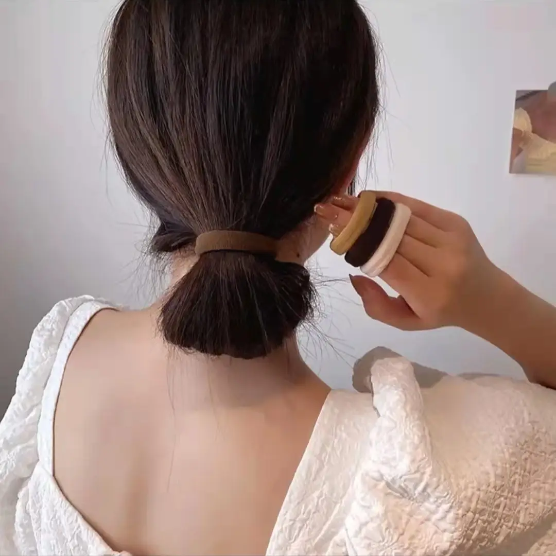 20 Pcs Rubber Hair Ties for Women Large Size - Image 7
