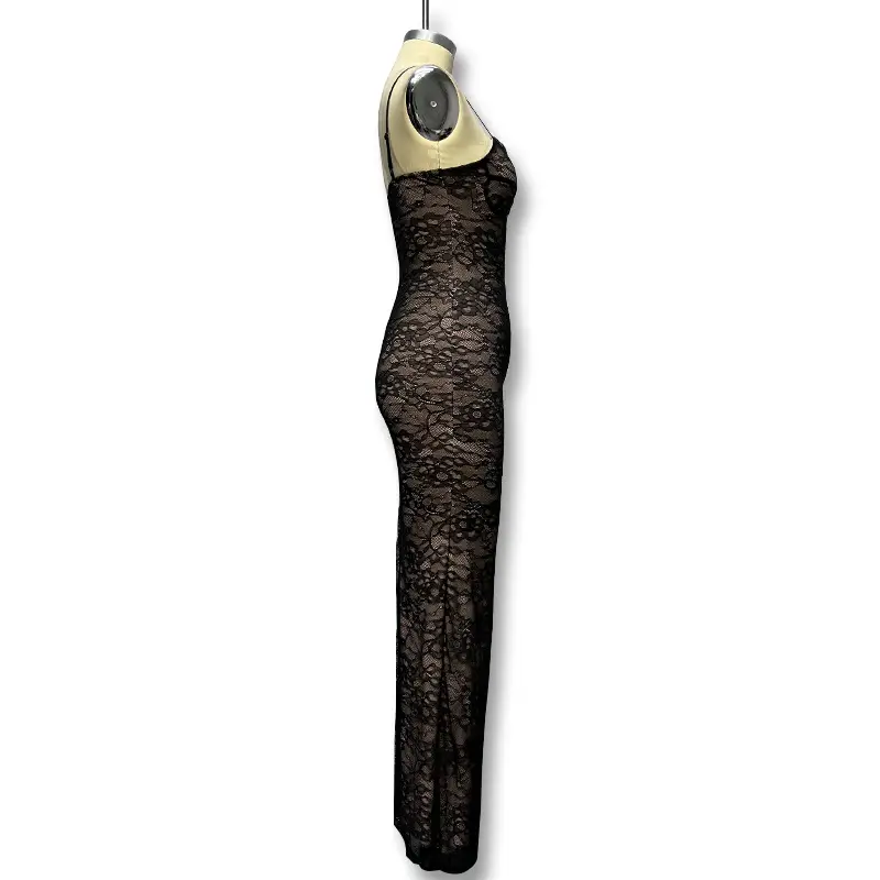 Black Lace Wind Sling Dress for Women 2023 — feature 31