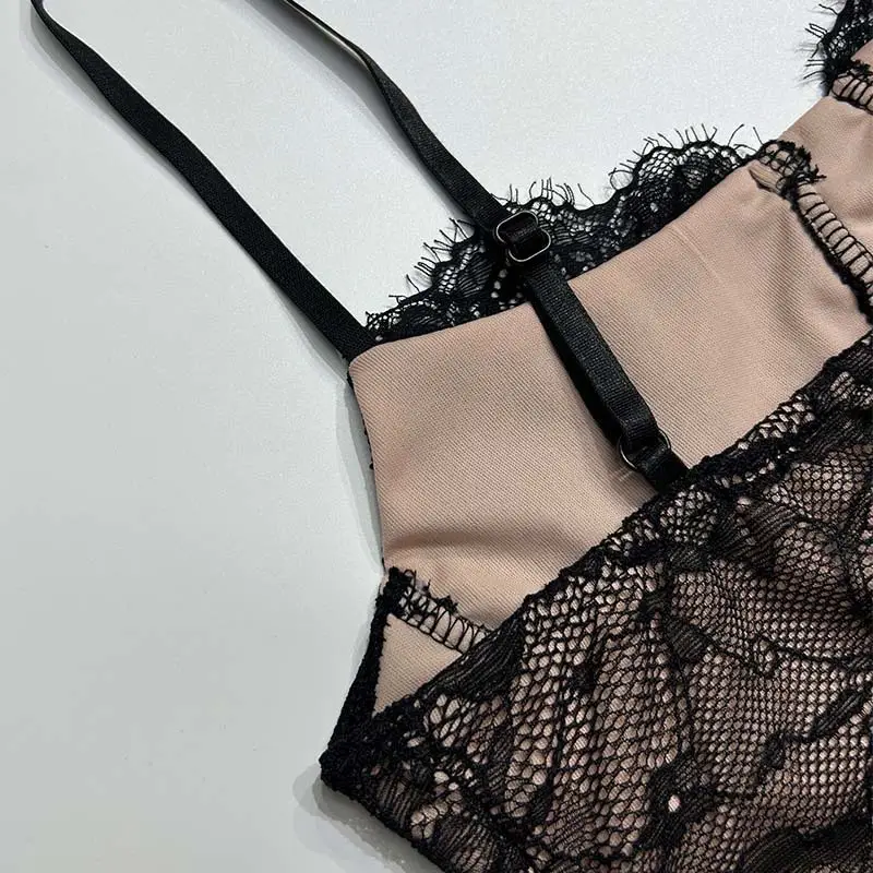 Black Lace Wind Sling Dress for Women 2023 — feature 37