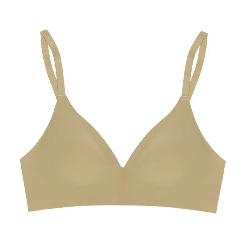 Wire-Free Jelly Seamless Bra Large Waist Small