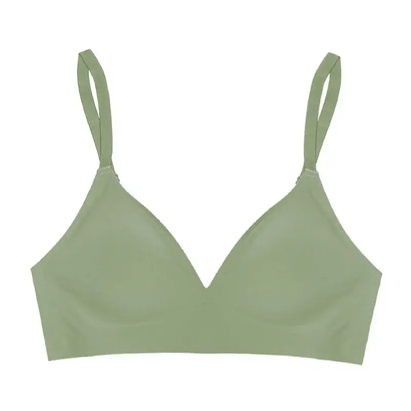 Wire-Free Jelly Seamless Bra Large Waist Small