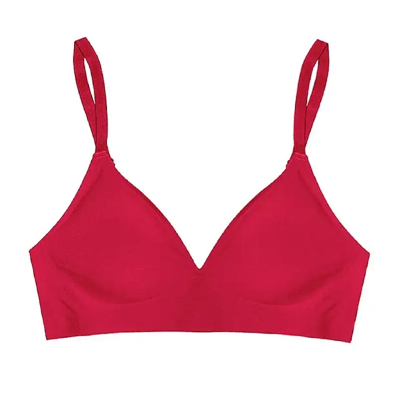 Wire-Free Jelly Seamless Bra Large Waist Small