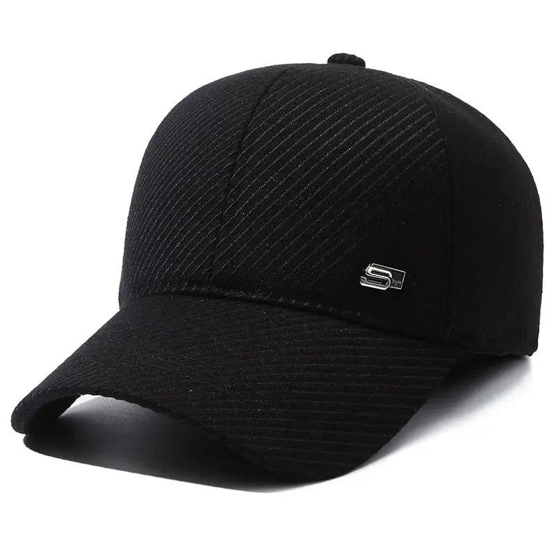 Winter Men's Grey Prada Cap with Ear Protection