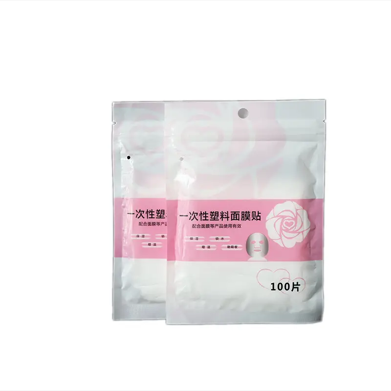 Disposable Plastic Mask 100 Pcs Transparent Ultra Thin - Image 9