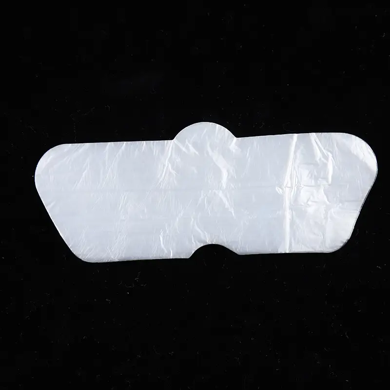 Disposable Plastic Mask 100 Pcs Transparent Ultra Thin - Image 2