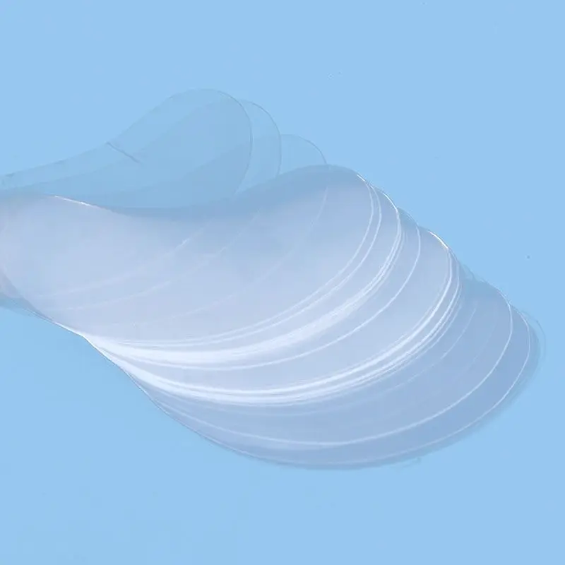 Disposable Plastic Mask 100 Pcs Transparent Ultra Thin - Image 3