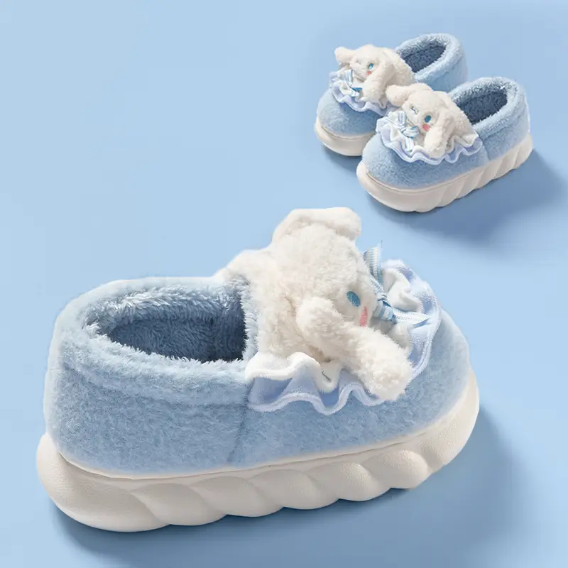 Blue Velvet Winter Baby Slippers 2025 - Image 5