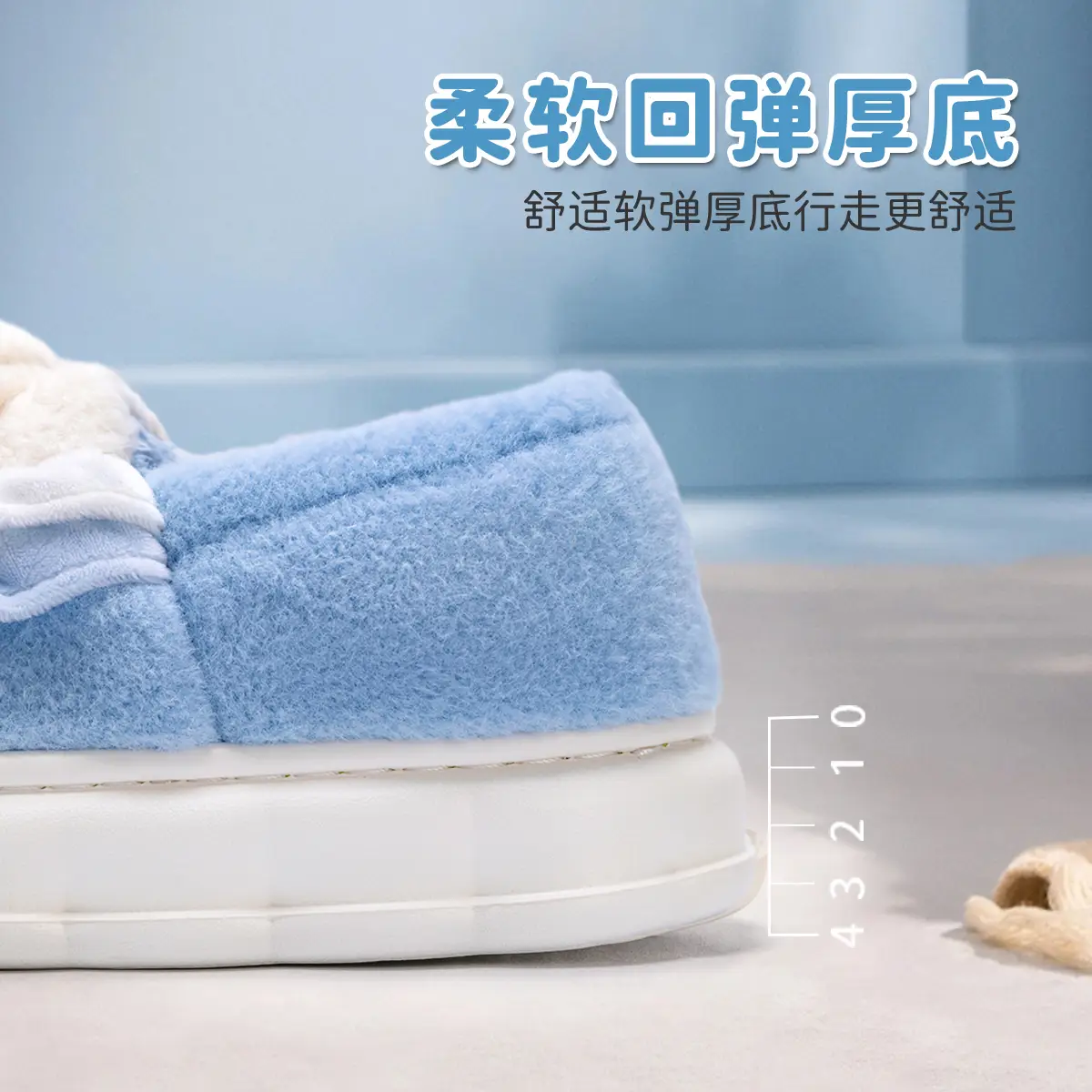 Blue Velvet Winter Baby Slippers 2025 - Image 7