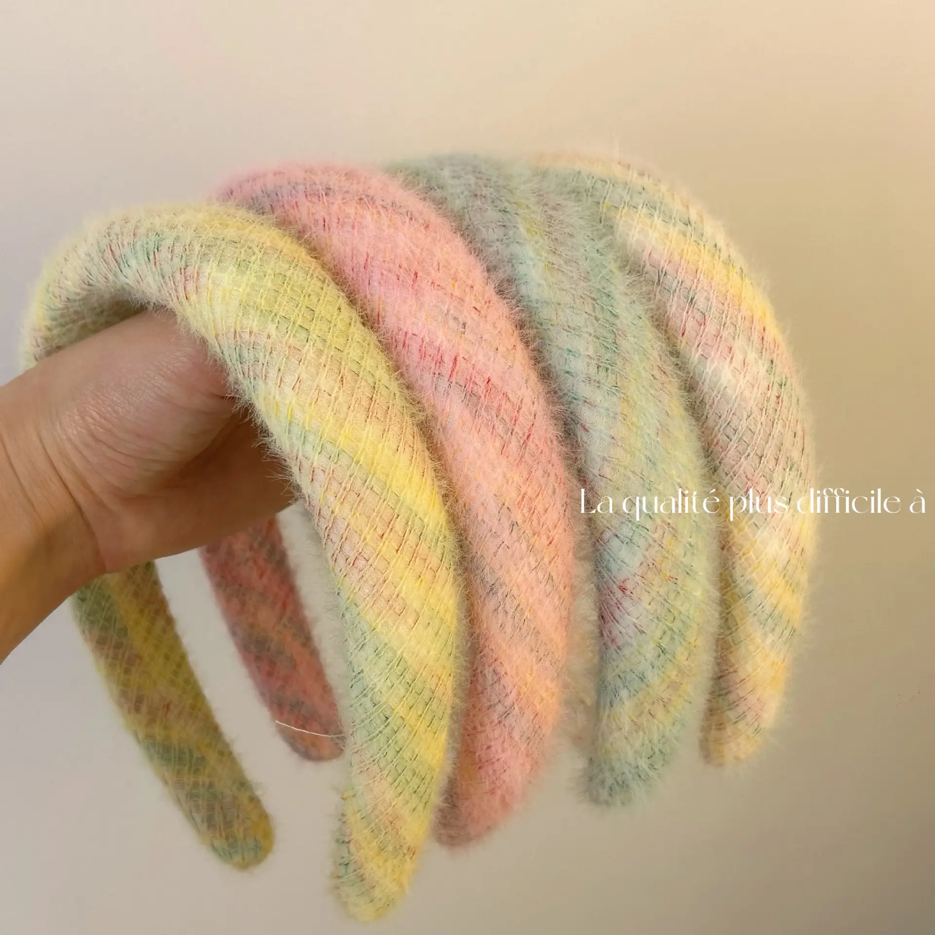 Soft Glutinous Fur Headband for Girls, Colorful, Autumn Winter, New Arrival - Image 6