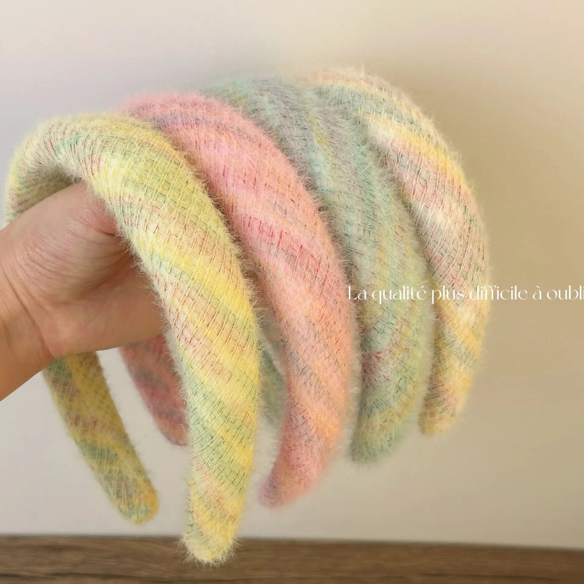 Soft Glutinous Fur Headband for Girls, Colorful, Autumn Winter, New Arrival - Image 7