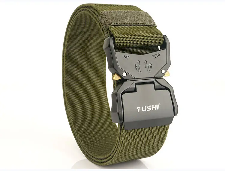 TUSHI 5.0cm Aluminum Tactical Belt for Men — feature 18