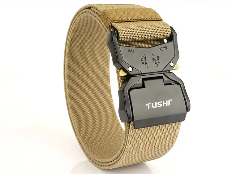 TUSHI 5.0cm Aluminum Tactical Belt for Men — feature 19