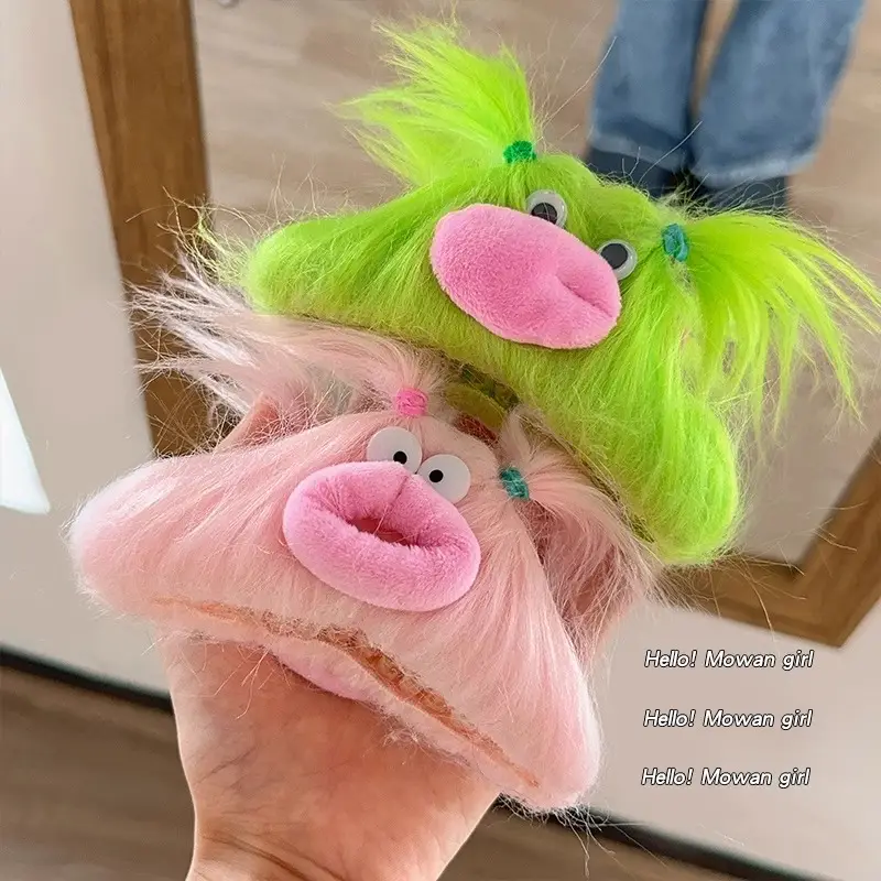 Cute Shark Hair Clip for Girls Plush Autumn Winter - Image 7