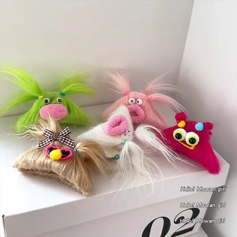 Cute Shark Hair Clip for Girls Plush Autumn Winter - Image 8