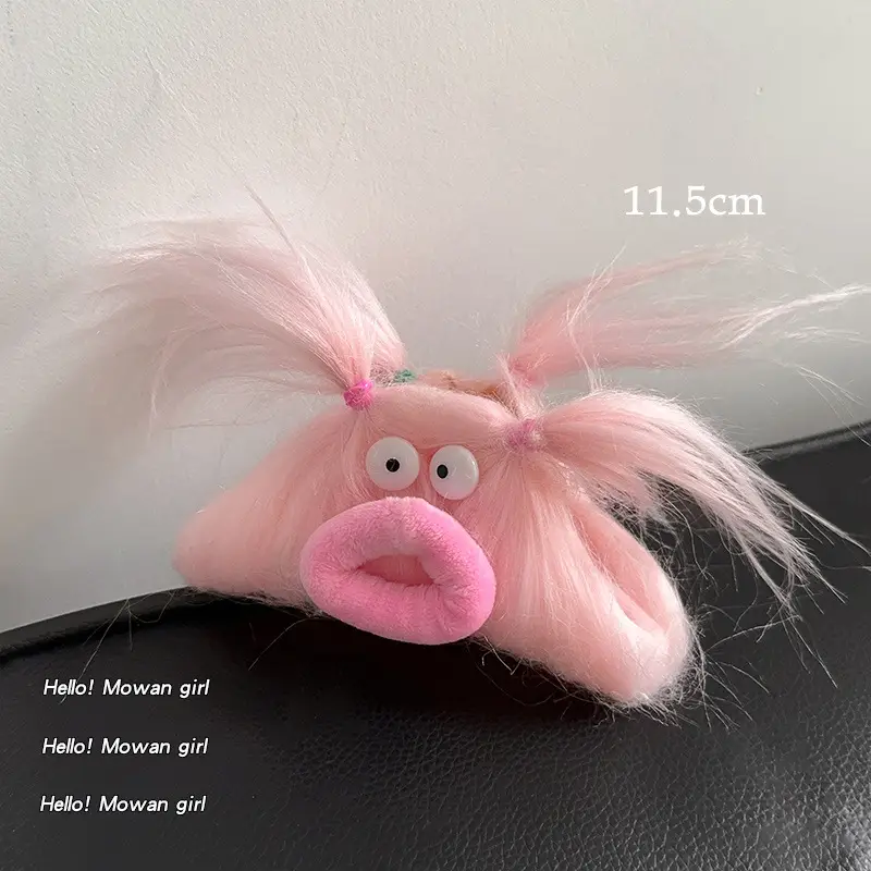 Cute Shark Hair Clip for Girls Plush Autumn Winter - Image 2