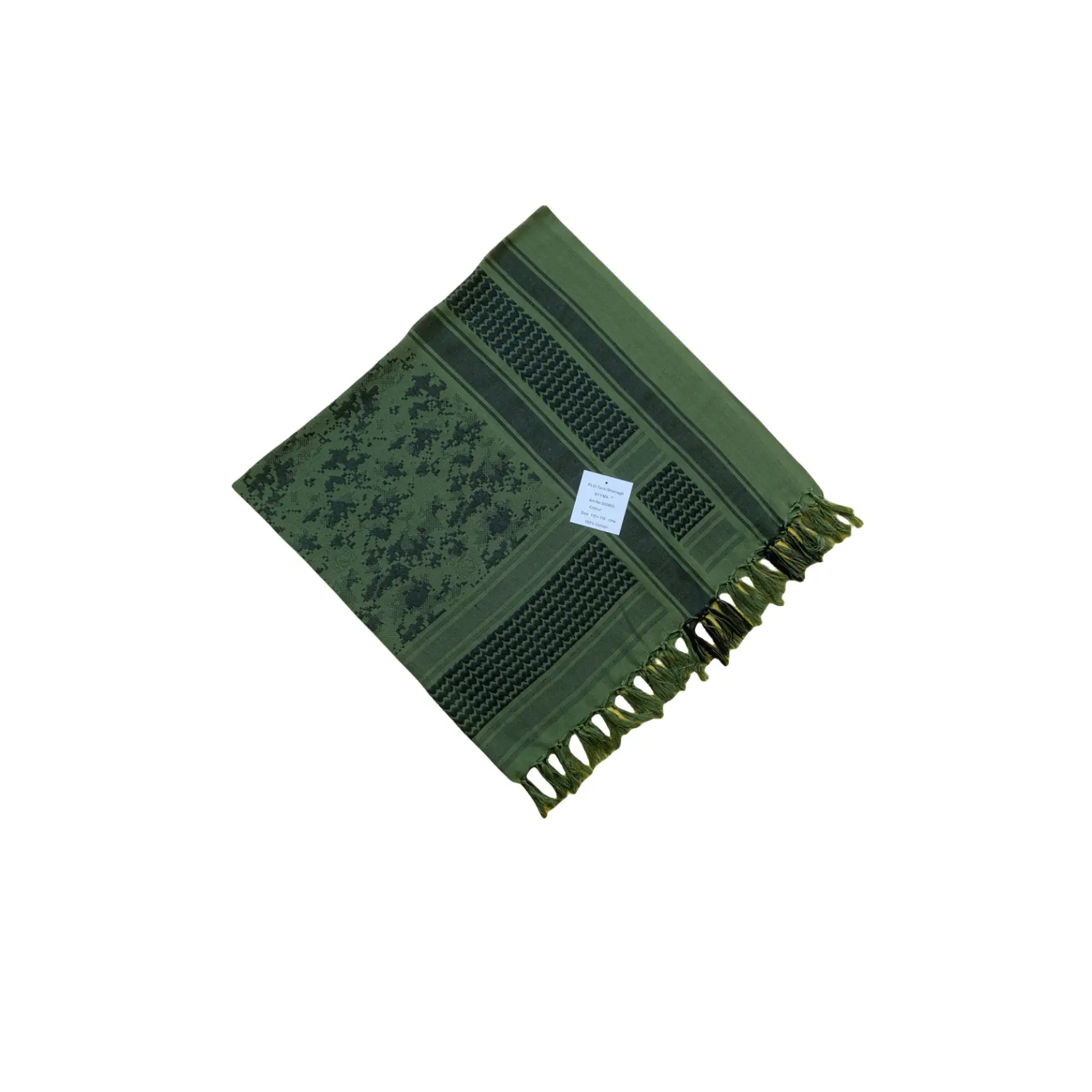 Muslim Cotton Scarf Green Camo Special Forces - Image 11