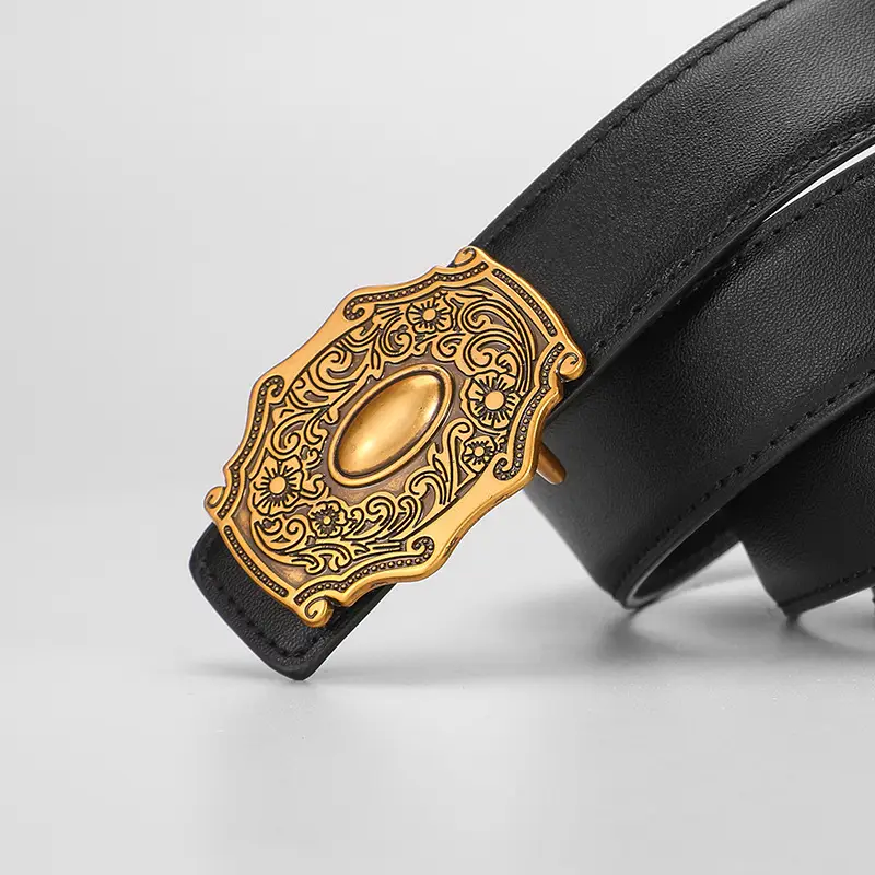 Gold Wing Belt for Women 100cm Genuine Cowhide - Image 14