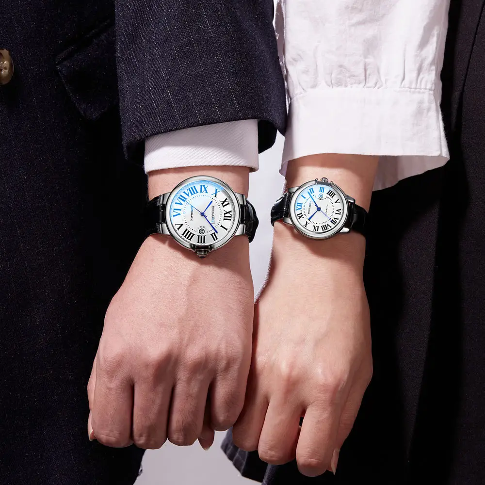 Couple's Waterproof Calendar Anti-Fake Wristwatch Set