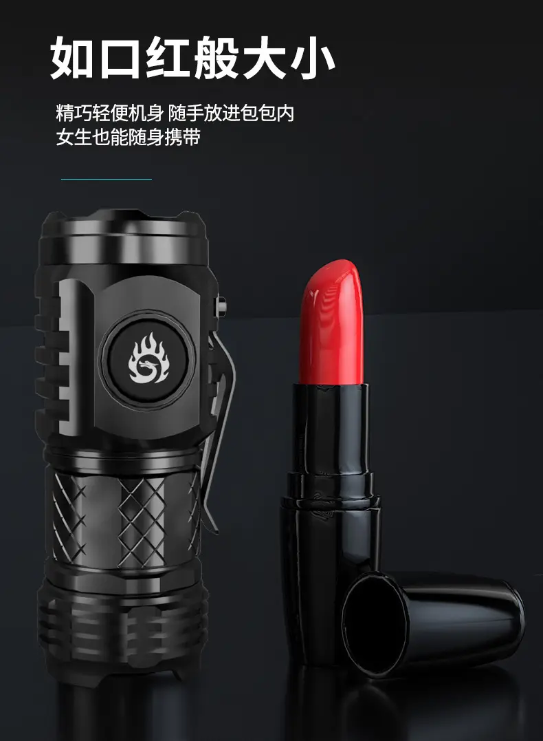 Three-Eye Monster Flashlight with Red Lipstick Design β feature 3