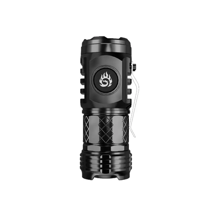 Three-Eye Monster Flashlight with Red Lipstick Design