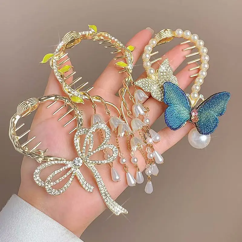Ancient Style Orchid Tassel Hairpin Ball Head Hair Accessories — feature 8