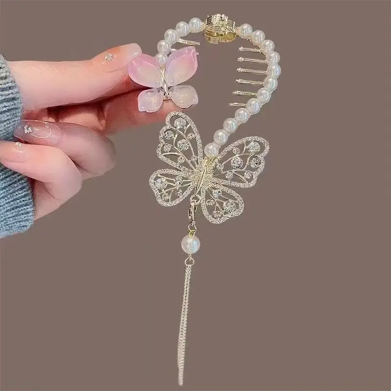 Ancient Style Orchid Tassel Hairpin Ball Head Hair Accessories - Image 15