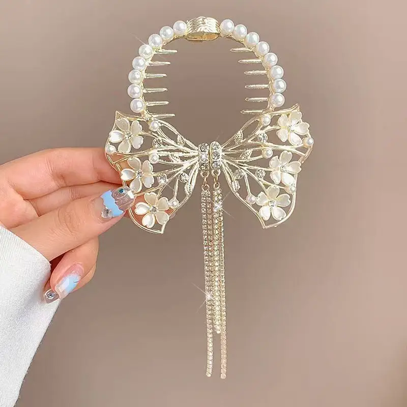 Ancient Style Orchid Tassel Hairpin Ball Head Hair Accessories - Image 16