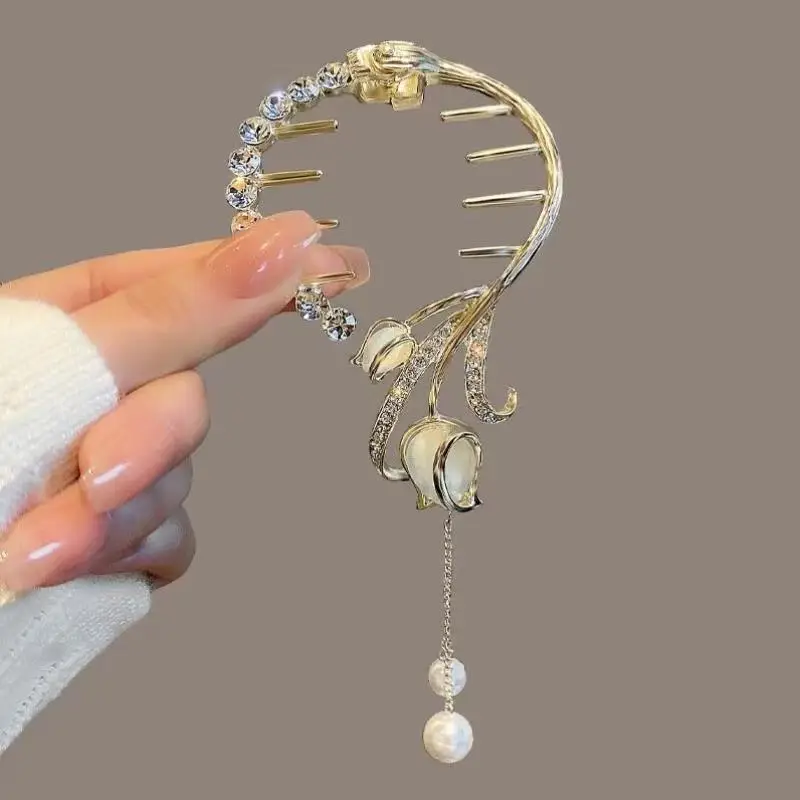 Ancient Style Orchid Tassel Hairpin Ball Head Hair Accessories - Image 19