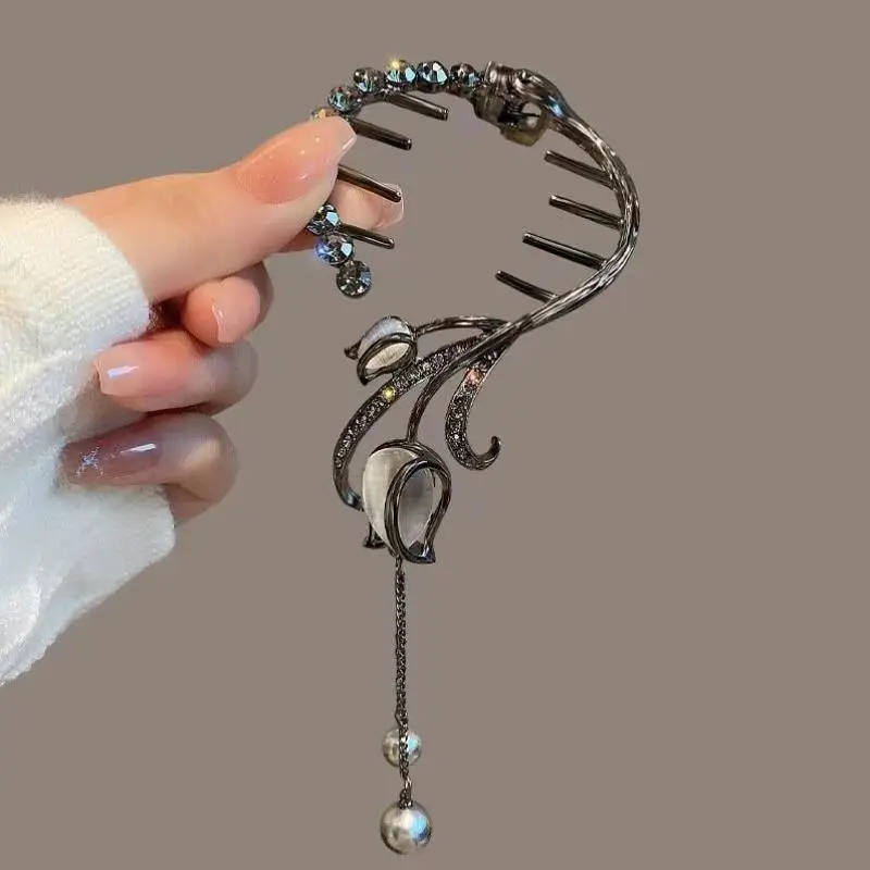 Ancient Style Orchid Tassel Hairpin Ball Head Hair Accessories - Image 20