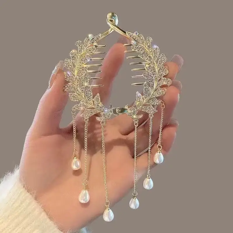 Ancient Style Orchid Tassel Hairpin Ball Head Hair Accessories - Image 29