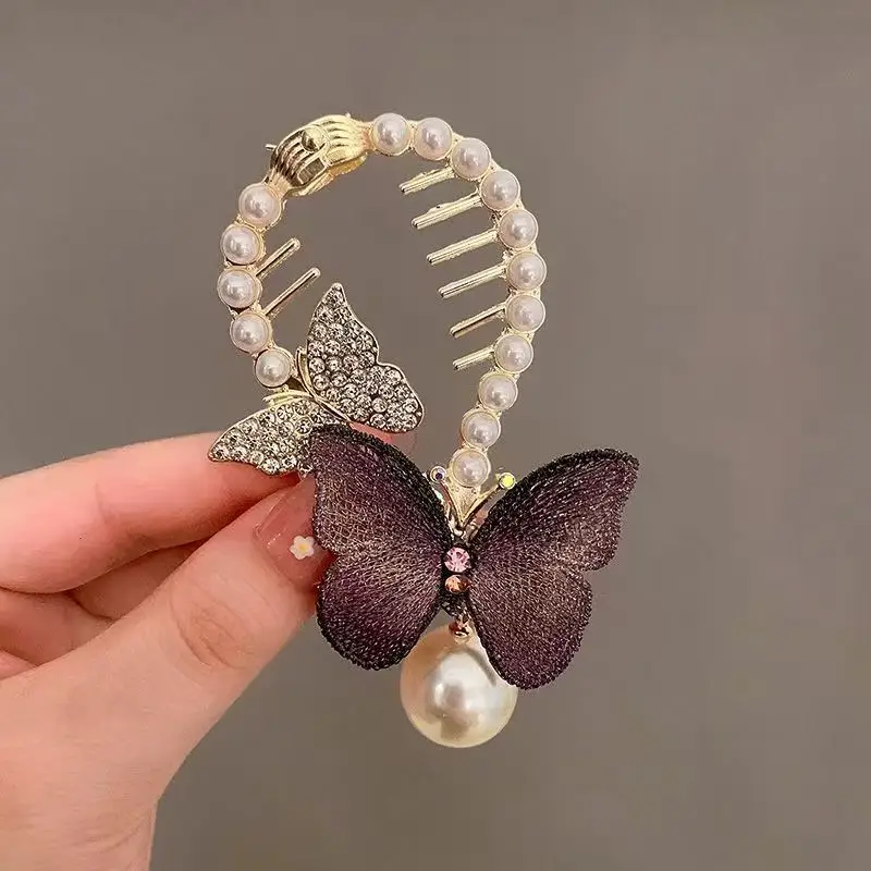 Ancient Style Orchid Tassel Hairpin Ball Head Hair Accessories - Image 4