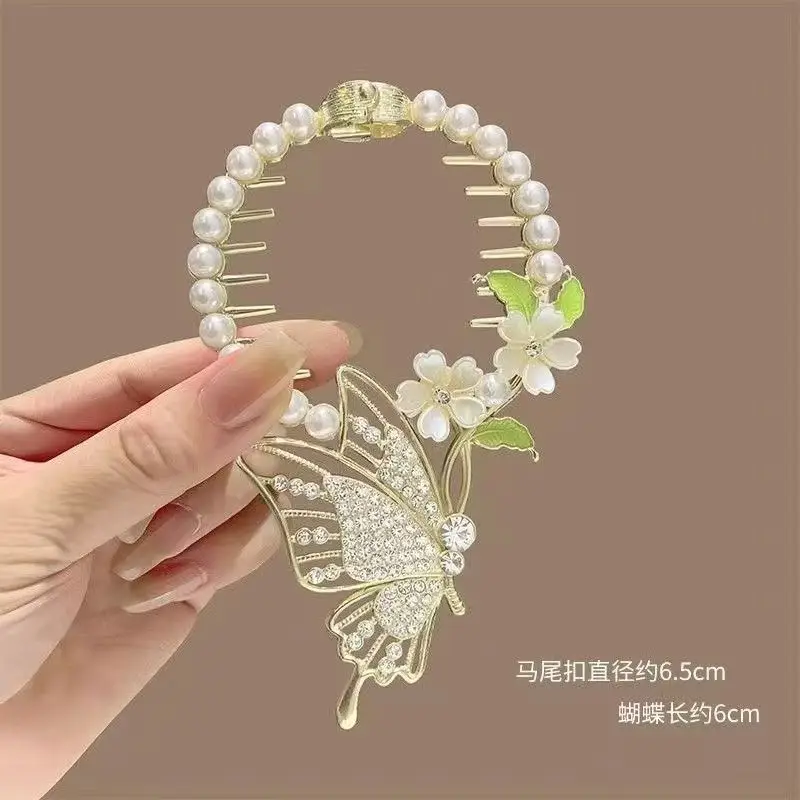Ancient Style Orchid Tassel Hairpin Ball Head Hair Accessories - Image 7