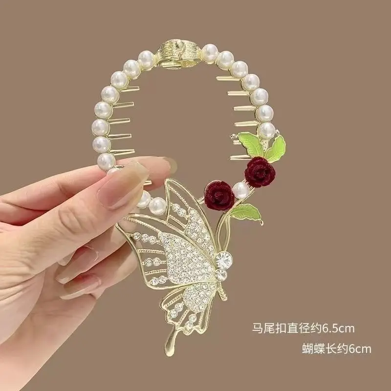 Ancient Style Orchid Tassel Hairpin Ball Head Hair Accessories - Image 8