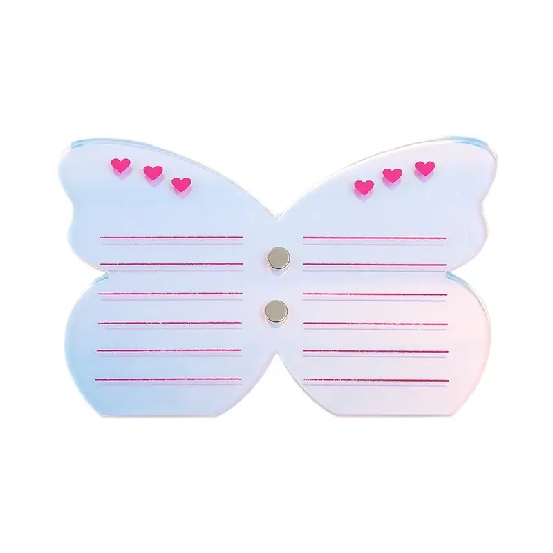 Magnetic Butterfly Eyelash Board with Heart Design - Image 5