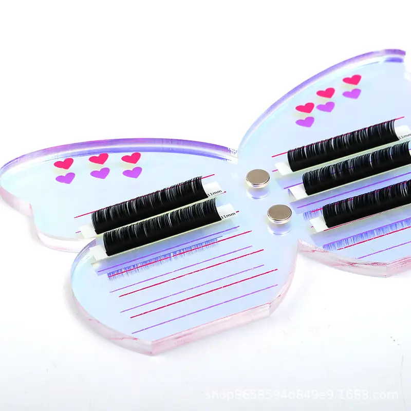 Magnetic Butterfly Eyelash Board with Heart Design — feature 5