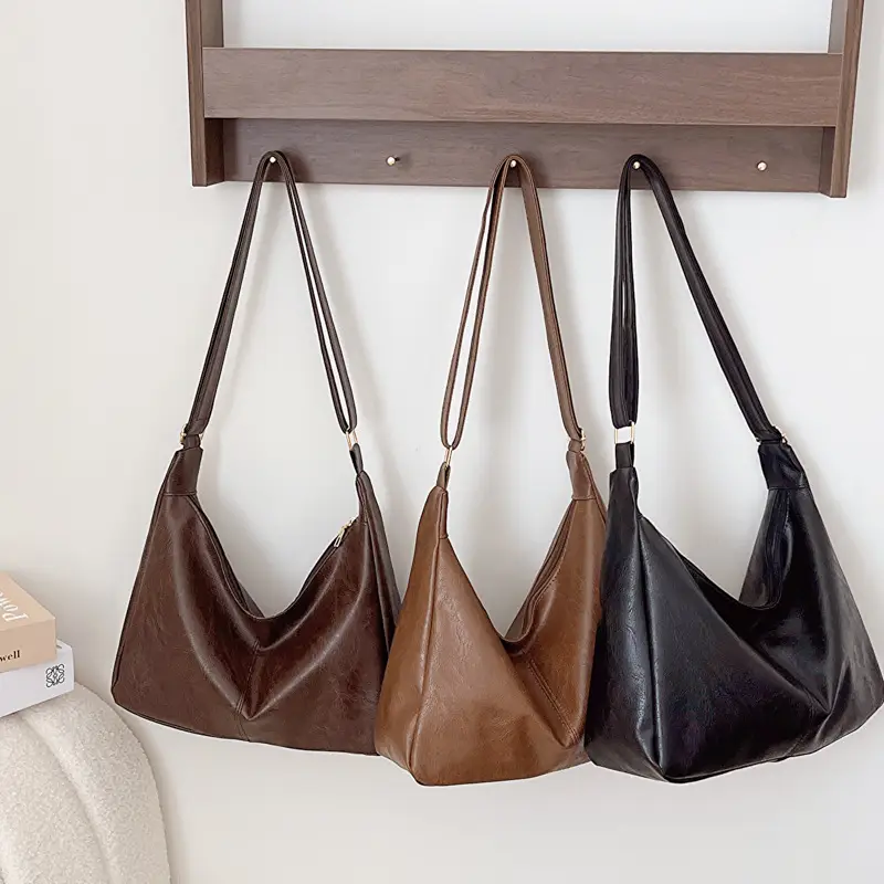Soft PU Shoulder Bag Women's 2023 Autumn Winter New - Image 5