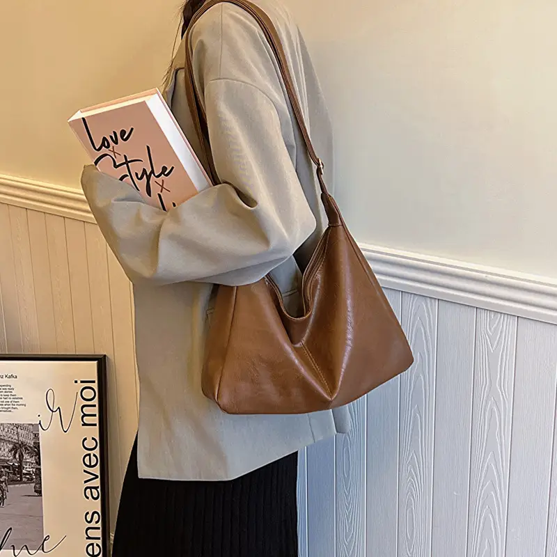 Soft PU Shoulder Bag Women's 2023 Autumn Winter New - Image 7