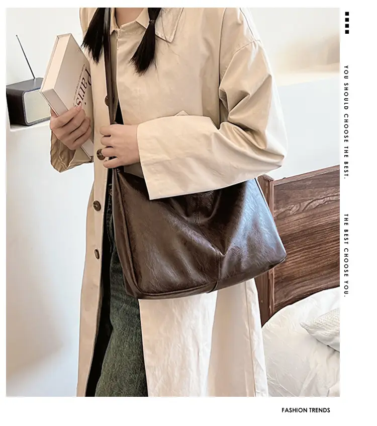 Soft PU Shoulder Bag Women's 2023 Autumn Winter New — feature 2