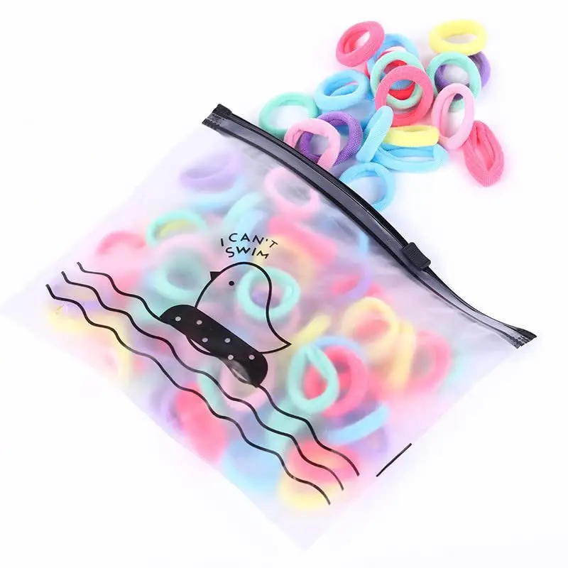 Children's Rainbow Hair Bands High Elastic Towel Ring