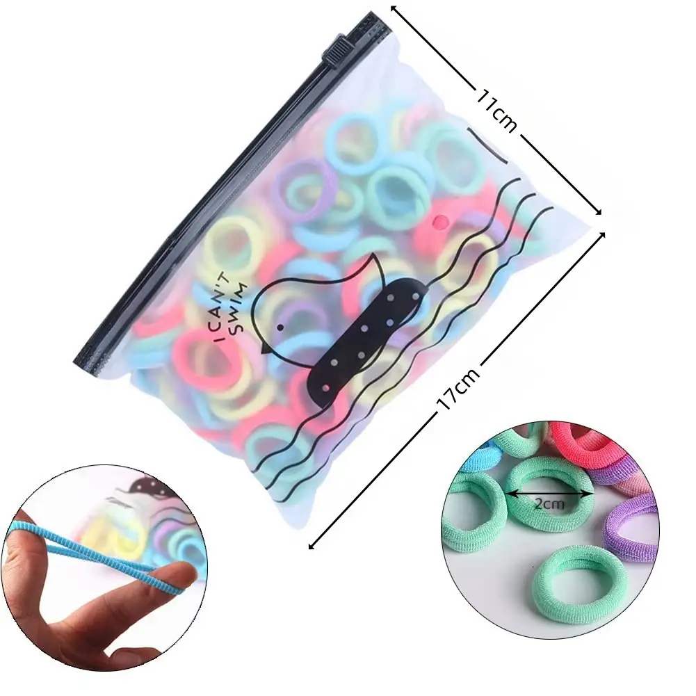 Children's Rainbow Hair Bands High Elastic Towel Ring — feature 29