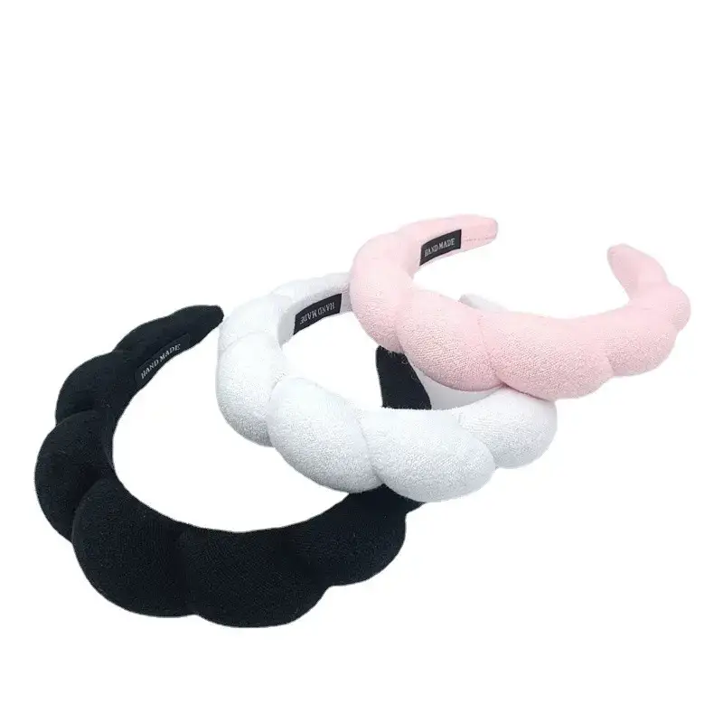 Black Soft Makeup Sponge Hair Band Wrist Set — feature 13