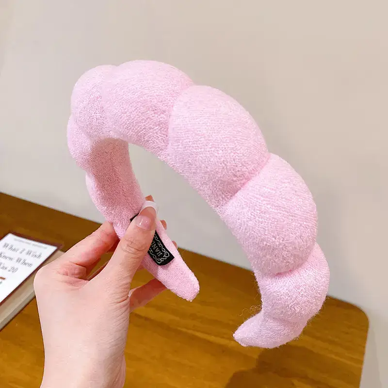Black Soft Makeup Sponge Hair Band Wrist Set — feature 8