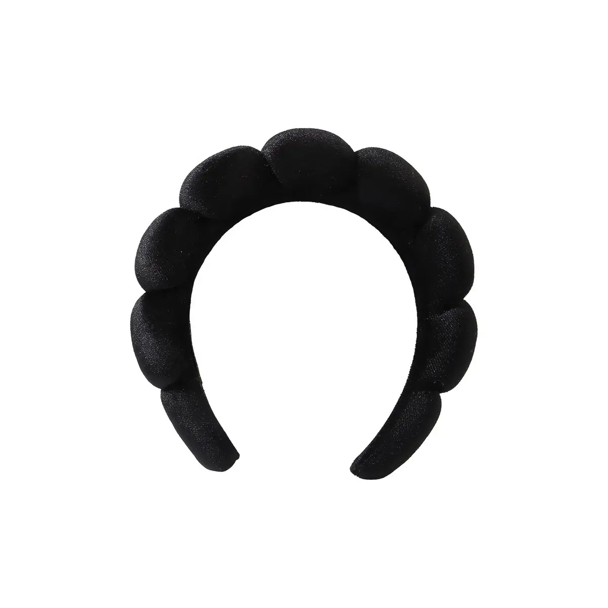 Gold Velvet Cloud Headband for Girls Female Height Increasing — feature 8