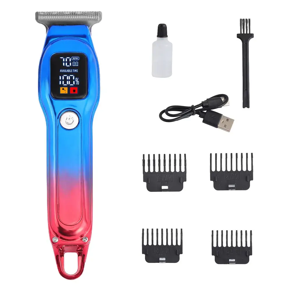 Digital Electric Hair Clipper with 4 Combs & USB Charging - Image 6